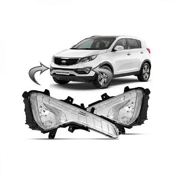 Farol auxiliar sportage kia de 2014 a 2016 lado esquerdo