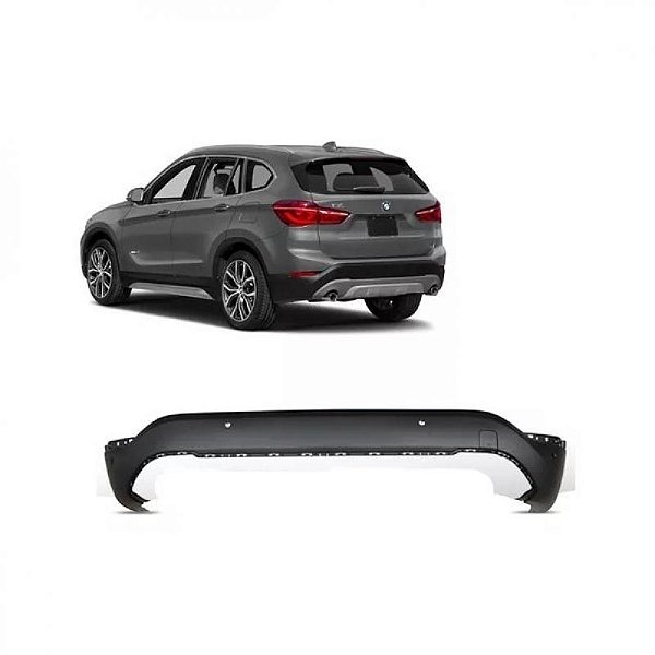 Spoiler de para choque x1 bmw de 2016 a 2022 traseiro