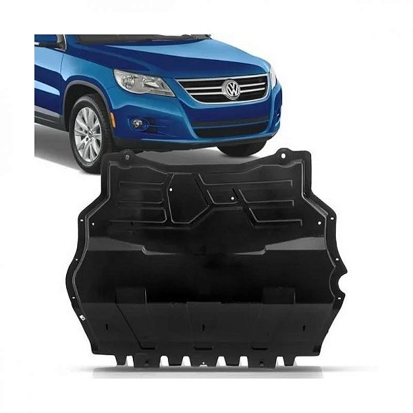 Defletor tiguan volkswagen de 2009 a 2011 inferior central