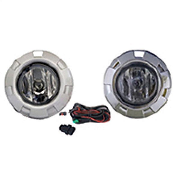 Kit de farol auxiliar pajero mitsubishi de 2008 a 2010 completo com moldura inferior do para choque cinza