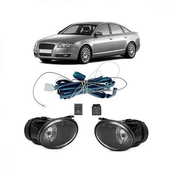 Kit de farol auxiliar a6 audi de 2009 a 2011 completo