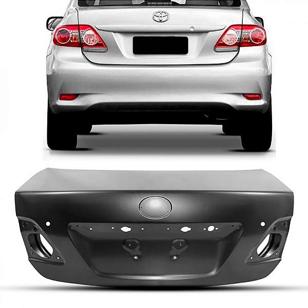 Tampa do porta malas corolla toyota de 2012 a 2014 verde escuro