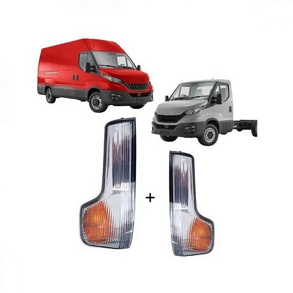 Pisca do retrovisor daily iveco de 2020 a 2025 lado direito para furgão e passageiros