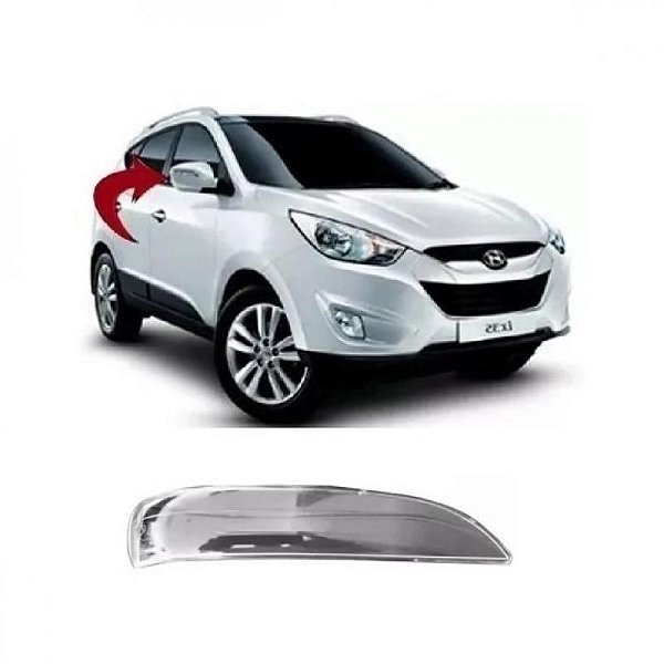 Lente de pisca de retrovisor externo ix35 hyundai de 2010 a 2022 lado direito