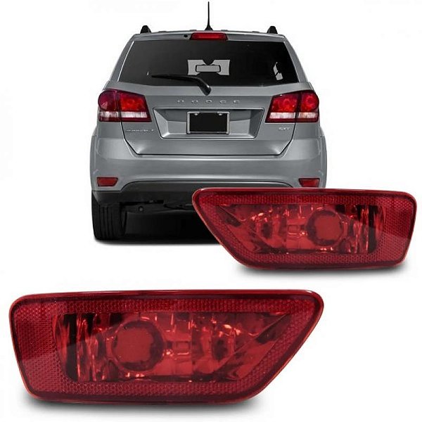 Refletor do para choque journey dodge e freemont fiat de 2012 a 2018 traseiro lado direito