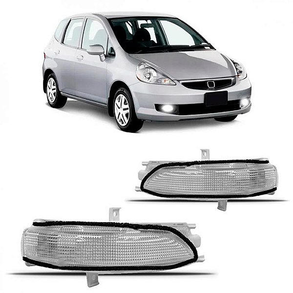 Pisca do retrovisor fit honda de 2003 a 2008 lado direito externo