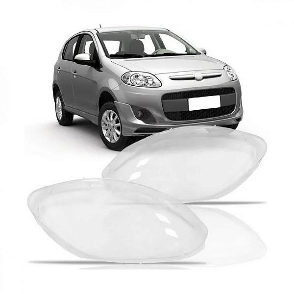 Lente de farol palio fiat de 2012 a 2017 lado esquerdo