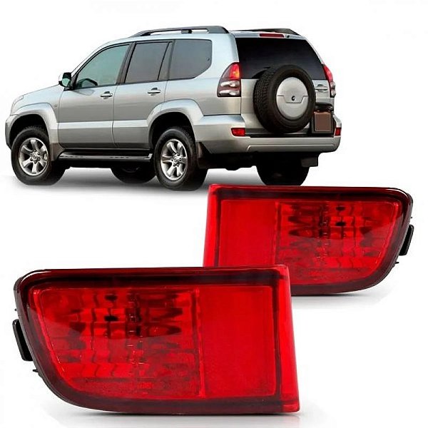 Refletor para para choque prado toyota de 2003 a 2009 traseiro lado direito