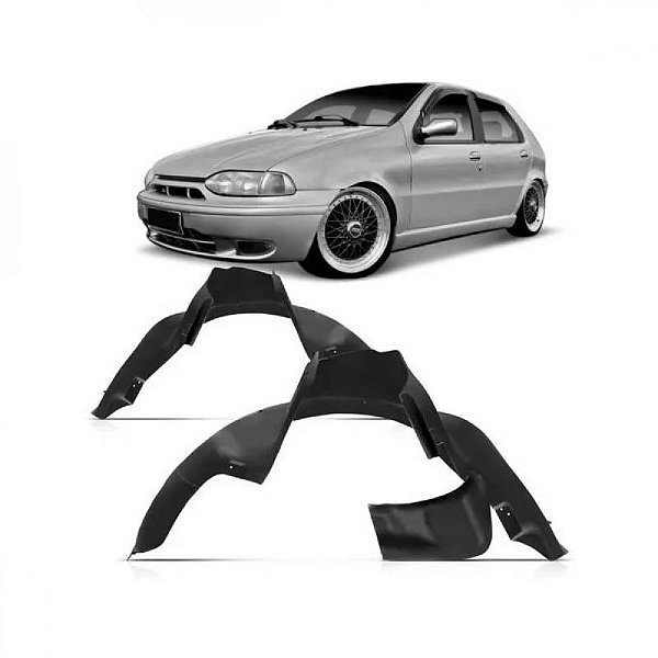 Para barro palio fiat de 1996 a 2000 lado direito com furo para farol de milha até 2023