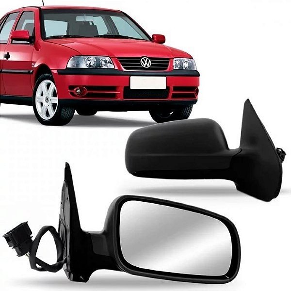 Retrovisor externo gol volkswagen de 1999 a 2008 lado direito elétrico quatro portas geração três e geração quatro