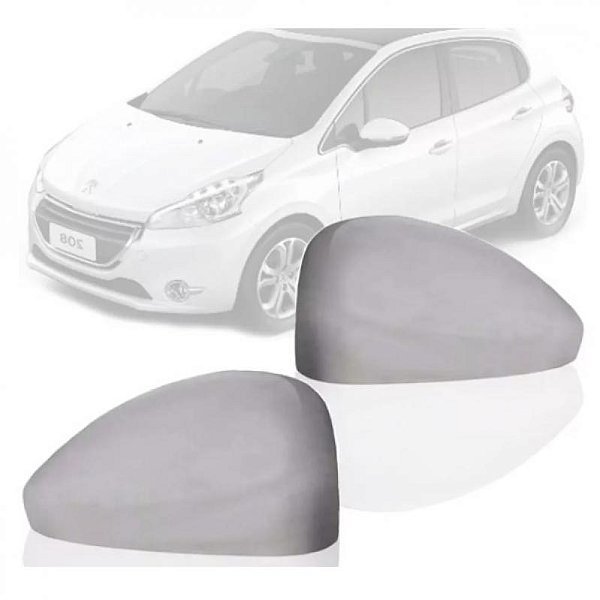 Capa de retrovisor externo 208 peugeot de 2012 a 2016 lado direito primer