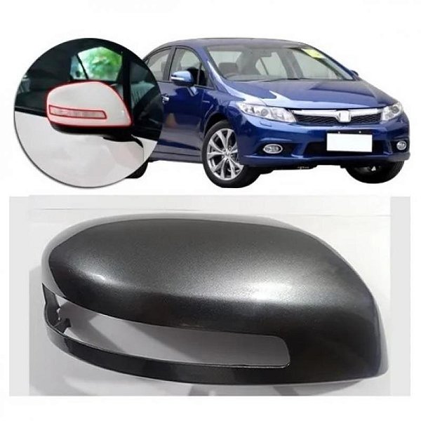 Capa do retrovisor c180 e c200 mercedes benz de 2008 a 2014 lado esquerdo preto externo com furo