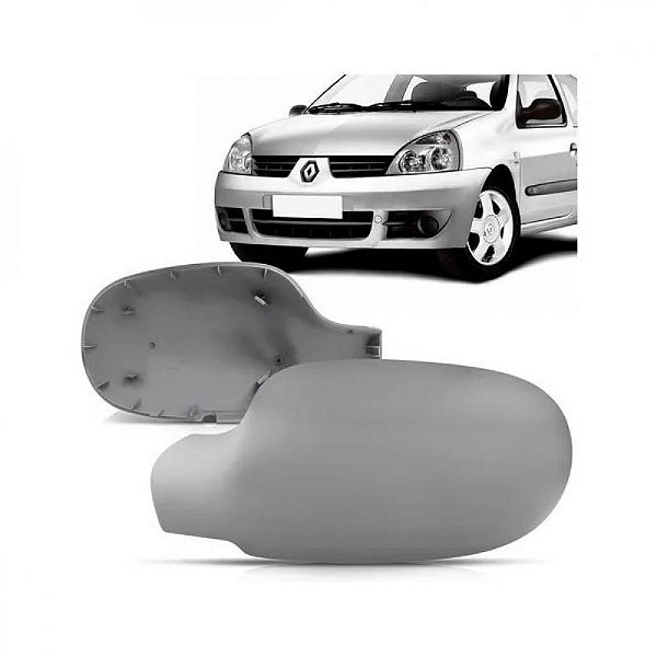 Capa de retrovisor externo clio renault de 1999 a 2011 lado esquerdo primer