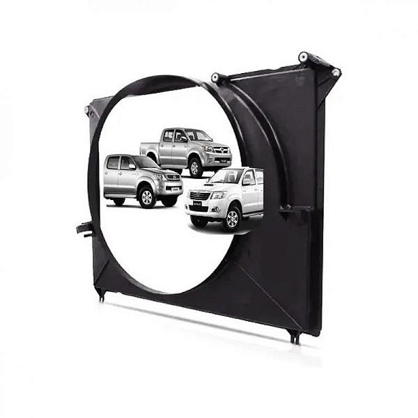 Defletor do radiador hilux toyota de 2005 a 2015 picape diesel
