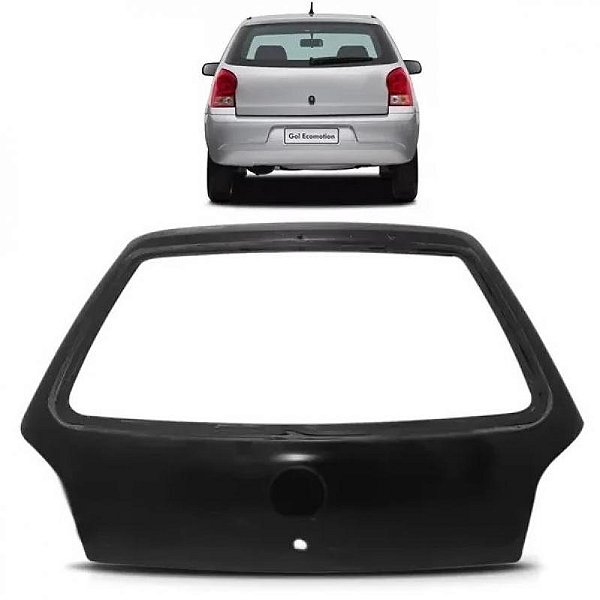 Tampa do porta malas gol volkswagen de 2006 a 2008 traseira cinza