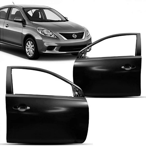 Porta versa nissan de 2011 a 2021 dianteira lado esquerdo