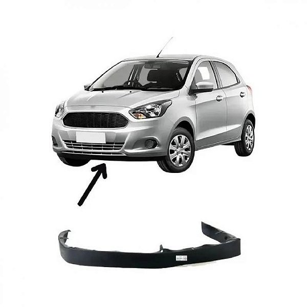 Spoiler para para choque ka ford de 2015 a 2022 dianteiro sedã e hatch versões se e s