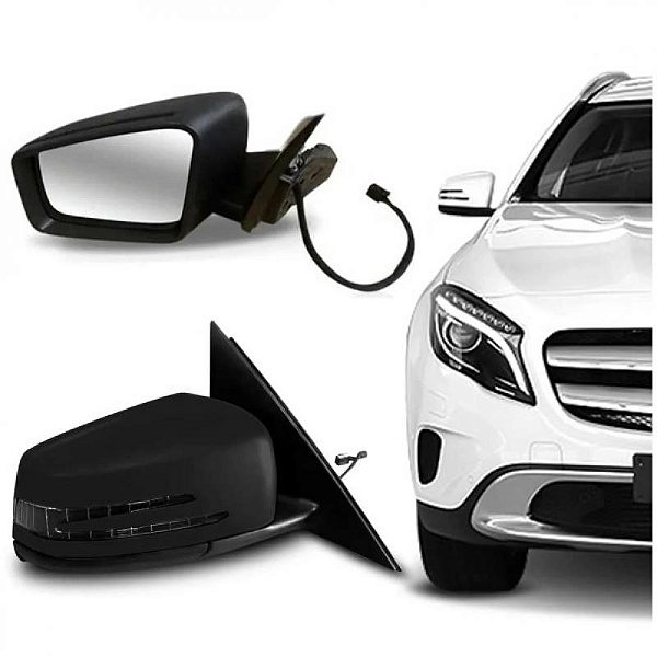 Retrovisor cla mercedes benz de 2014 a 2017 lado esquerdo elétrico retrátil com aquecimento