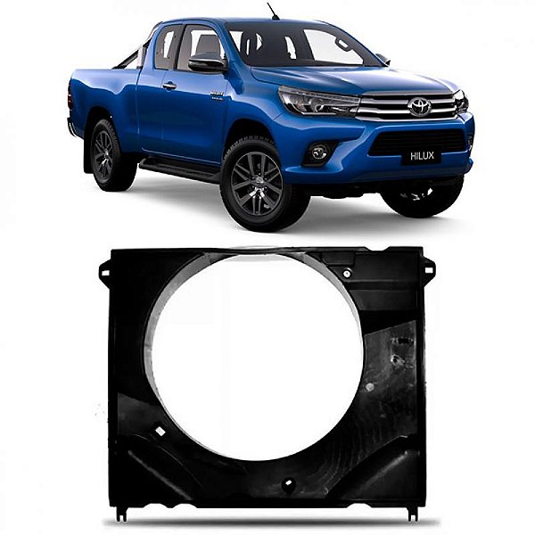 Defletor do radiador hilux toyota de 2016 a 2024 picape diesel