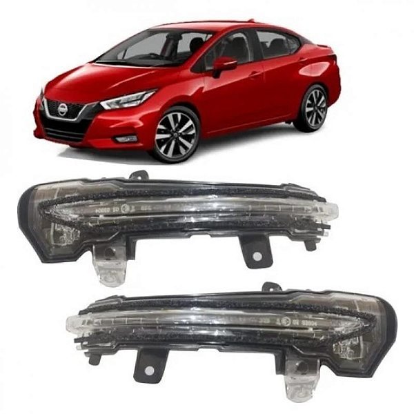 Pisca do retrovisor versa nissan de 2021 a 2025 lado direito