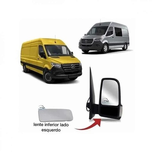 Subconjunto sprinter mercedes benz de 2020 a 2025 lado esquerdo inferior
