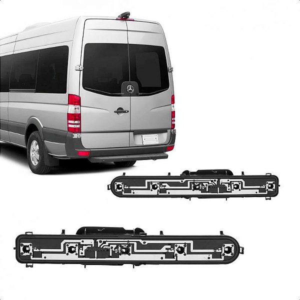 Circuito da lanterna sprinter mercedes benz de 2012 a 2019 lado esquerdo traseiro