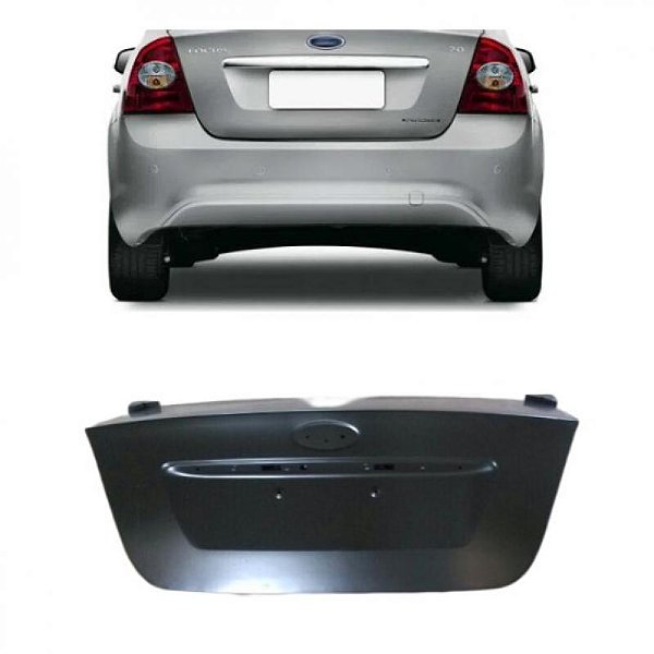 Tampa do porta malas focus ford de 2009 a 2013 traseira verde escuro sedã
