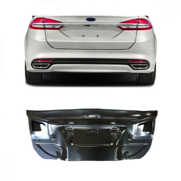Tampa do porta malas fusion ford de 2013 a 2016 traseira verde escuro