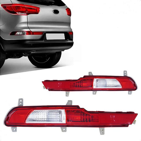 Lanterna do para choque sportage kia de 2011 a 2016 traseira lado direito
