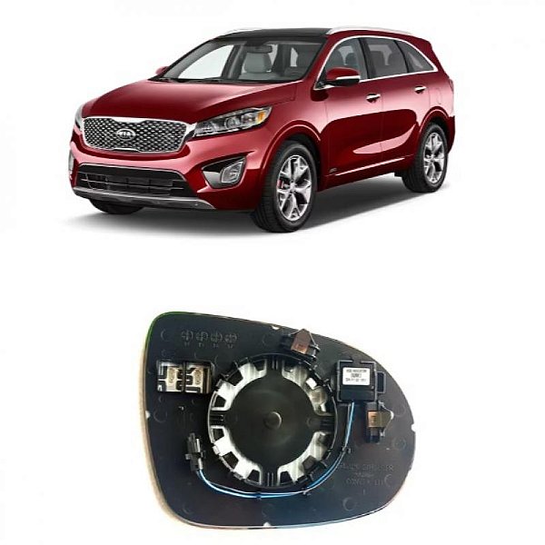 Subconjunto sorento kia de 2016 a 2018 lado esquerdo verde escuro