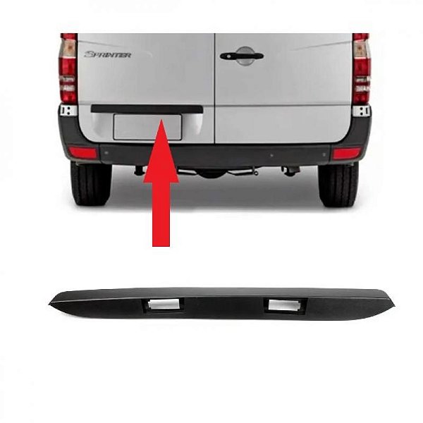 Cobertura de luz de placa sprinter mercedes benz de 2012 a 2019