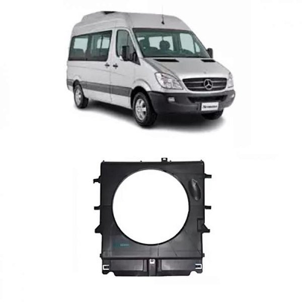 Defletor de entrada de ar sprinter mercedes benz de 2012 a 2016