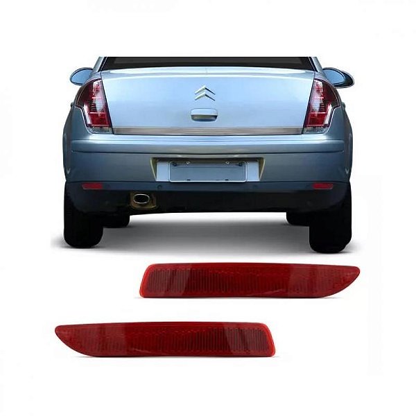 Lanterna do para choque c4 pallas e hatch citroën de 2008 a 2014 traseira lado direito