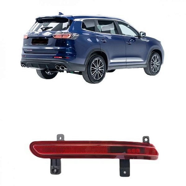 Refletor de para choque tiggo 8 pro chery de 2022 a 2025 traseiro lado direito com função