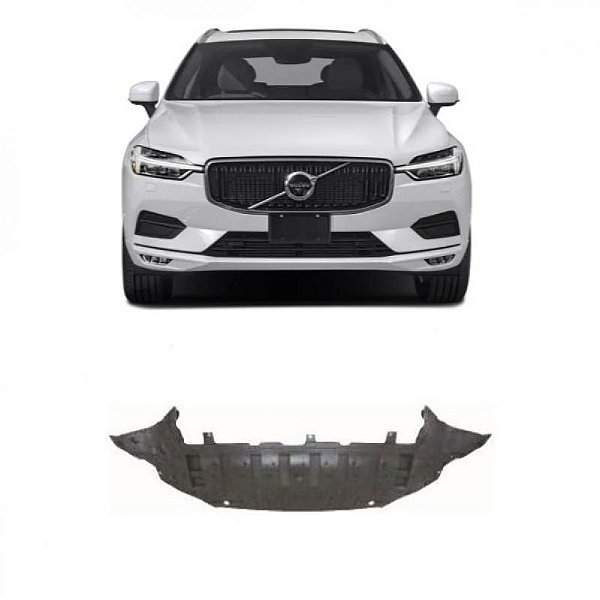 Defletor do para choque xc60 volvo de 2018 a 2021 inferior dianteiro verde escuro