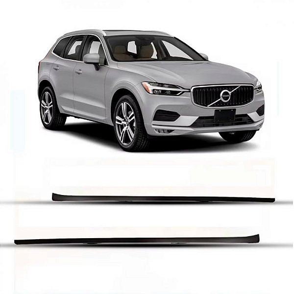 Friso do para choque xc60 volvo de 2018 a 2021 dianteiro lado esquerdo verde escuro