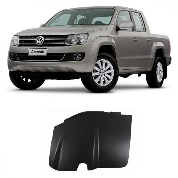 Tampa de reboque amarok volkswagen de 2010 a 2016 preto sem pisca texturizado