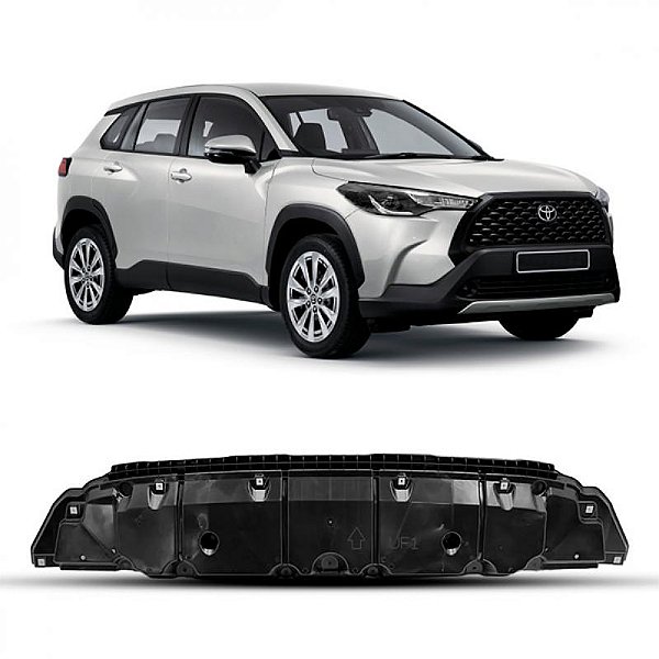 Defletor corolla cross toyota de 2021 a 2024 inferior
