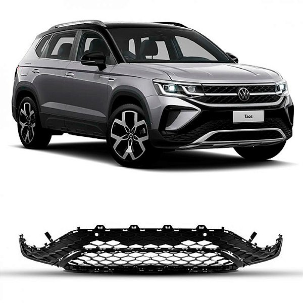 Spoiler do para choque taos volkswagen de 2021 a 2024 dianteiro inferior