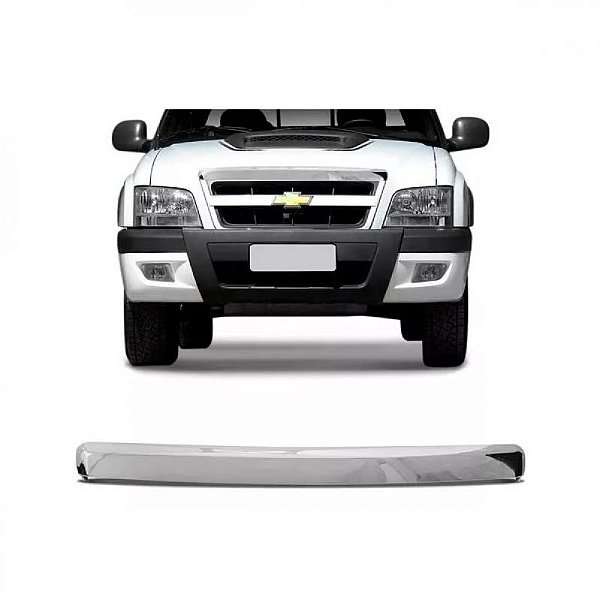 Friso da grade do radiador s10 chevrolet de 2009 a 2011 superior cromado