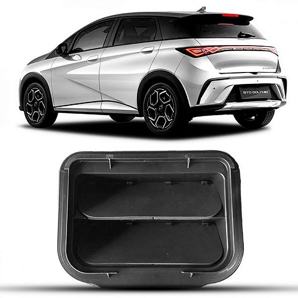 Difusor de entrada de ar da carroceria dolphin byd de 2023 a 2025 traseiro