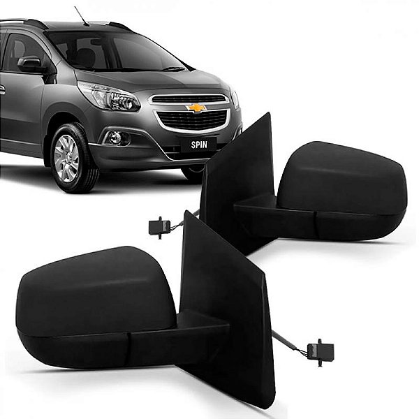 Retrovisor spin chevrolet de 2012 a 2024 lado esquerdo externo elétrico