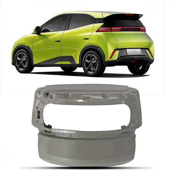 Tampa do porta malas dolphin mini byd de 2023 a 2025 verde escuro