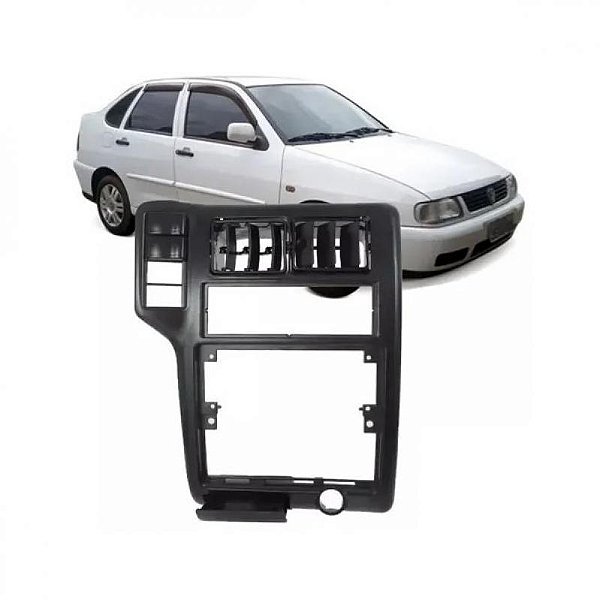 Moldura inferior para choque polo classic volkswagen e cordoba seat central com alojamento para cinzeiro