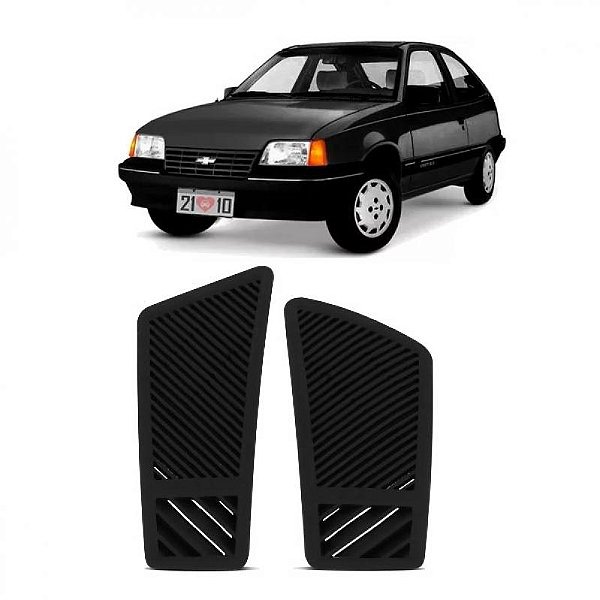 Difusor de entrada de ar kadett chevrolet de 1985 a 1995 lateral lado esquerdo cinza