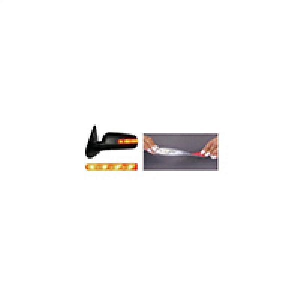 Pisca para retrovisor amarelo 12 volts par