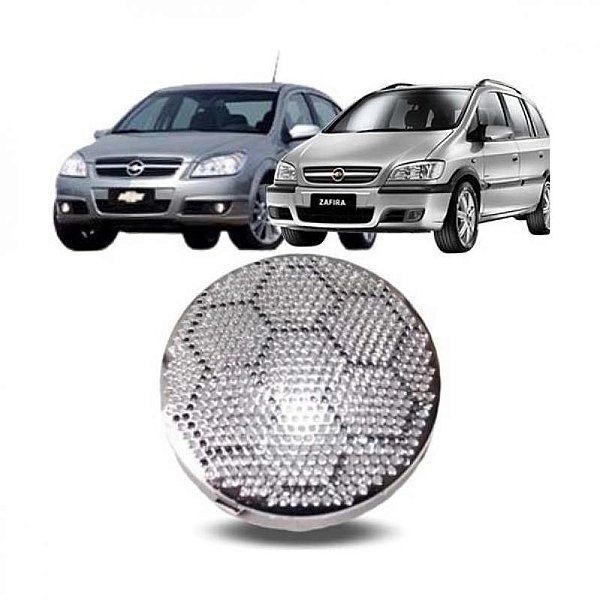 Tela de tweeter vectra e zafira chevrolet de 1997 a 2005 da porta preto e cromado todas as versões