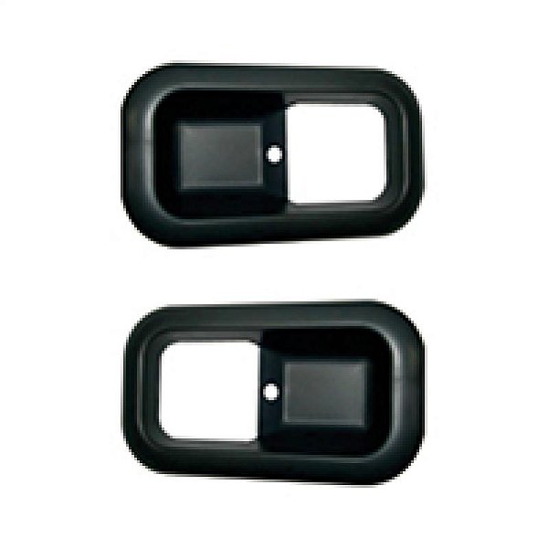 Moldura inferior para choque da maçaneta escort ford de 1987 a 1995 verona ford e apolo volkswagen de 1990 a 1992 lado direito e lado esquerdo cinza interno grafite