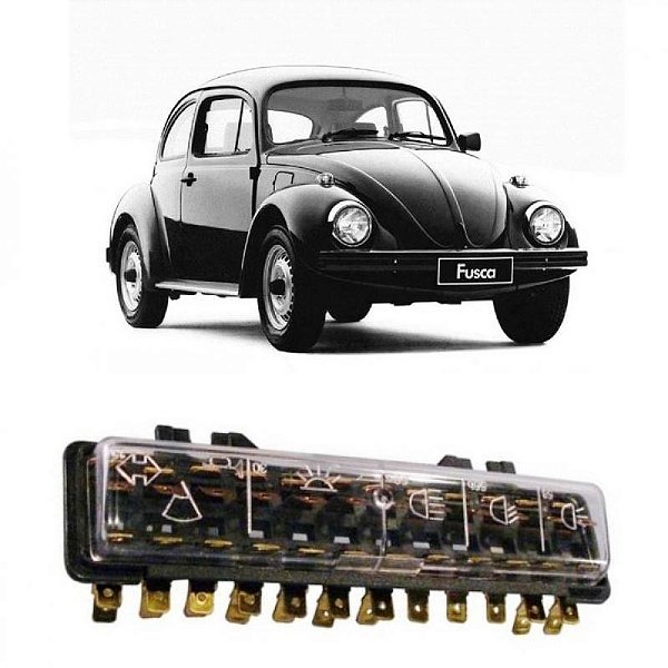 Caixa de fusíveis fusca volkswagen de 1975 em diante