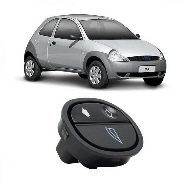 Interruptor de vidro ka ford de 1996 a 2008 dianteiro lado direito simples com quatro pinos